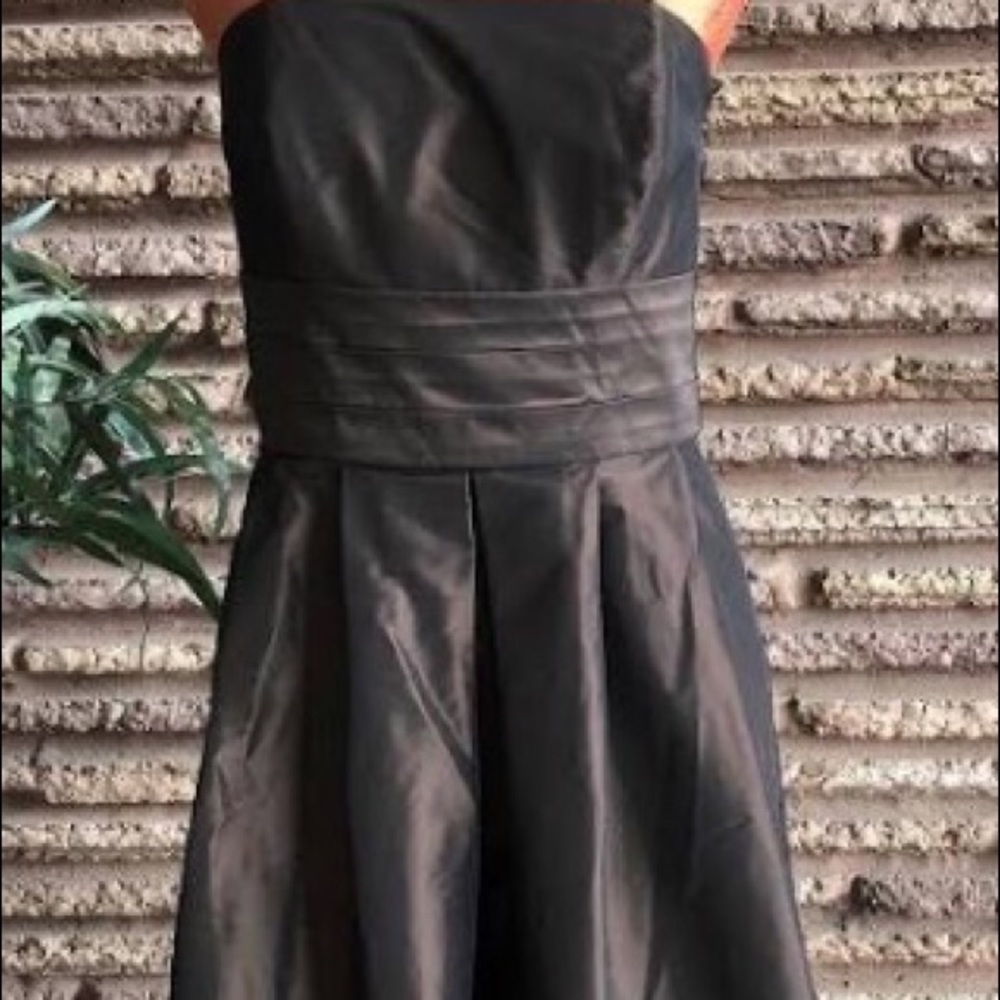 Ann Taylor Taffeta strapless cocktail dress size 6